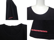 Load image into Gallery viewer, CHROME HEARTS クロムハーツ 半袖Tシャツ カットソー トップス コットン ブラック ピンク サイズXL 美品 中古 4c069328