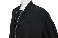 Load image into Gallery viewer, CHROME HEARTS クロムハーツ ナイロンジャケット ダガージップ 2225-304-6280 ブラック シルバー金具 サイズS 美品 中古 4c069332