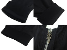 Load image into Gallery viewer, CHROME HEARTS クロムハーツ ナイロンジャケット ダガージップ 2225-304-6280 ブラック シルバー金具 サイズS 美品 中古 4c069332