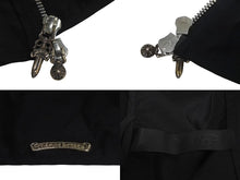 Load image into Gallery viewer, CHROME HEARTS クロムハーツ ナイロンジャケット ダガージップ 2225-304-6280 ブラック シルバー金具 サイズS 美品 中古 4c069332