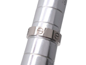 Cartier カルティエ ラブ リング 指輪 アクセサリー LLP219 WG ホワイトゴールド 7.0g サイズ19号 シルバー 美品 中古 4c069340