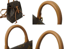画像をギャラリービューアに読み込む, LOUIS VUITTON ルイヴィトン モンスリ NM BB リュック バックパック M45502 モノグラム ブラウン PVC 美品 中古 61935