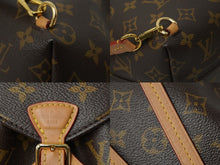 画像をギャラリービューアに読み込む, LOUIS VUITTON ルイヴィトン モンスリ NM BB リュック バックパック M45502 モノグラム ブラウン PVC 美品 中古 61935