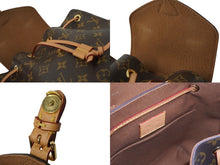 画像をギャラリービューアに読み込む, LOUIS VUITTON ルイヴィトン モンスリ NM BB リュック バックパック M45502 モノグラム ブラウン PVC 美品 中古 61935