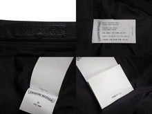 Load image into Gallery viewer, 新品未使用 Chrome hearts クロムハーツ レザーパンツ ブラック レザーパッチ シルバー925 サイズ30 中古 4c069356