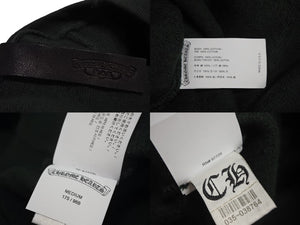 新品未使用 Chrome hearts クロムハーツ スウェット パーカー グリーン 綿100％ 裏起毛 刺繍 サイズM 中古 4c069360