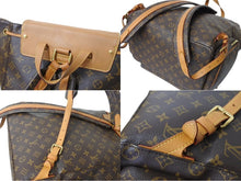 Load image into Gallery viewer, LOUIS VUITTON ルイヴィトン トリオ バックパック M44658 リュック モノグラムキャンバス ヌメ革 ヴァージルアブロー 美品 中古 4c069369
