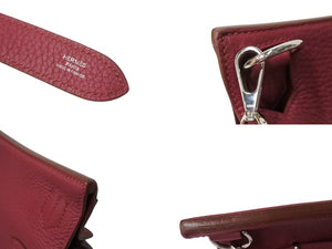 極美品 HERMES エルメス ショルダーバッグ ジプシエール28 □O シルバー金具 ピンク系 トリヨンクレマンス 中古 4c069371