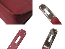 Load image into Gallery viewer, 極美品 HERMES エルメス ショルダーバッグ ジプシエール28 □O シルバー金具 ピンク系 トリヨンクレマンス 中古 4c069371