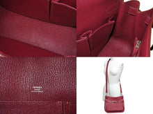 Load image into Gallery viewer, 極美品 HERMES エルメス ショルダーバッグ ジプシエール28 □O シルバー金具 ピンク系 トリヨンクレマンス 中古 4c069371