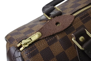 LOUIS VUITTON ルイヴィトン スピーディ30 ハンドバッグ ダミエ N41531 ゴールド金具 ブラウン 美品 中古 4c069377