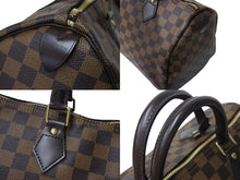Load image into Gallery viewer, LOUIS VUITTON ルイヴィトン スピーディ30 ハンドバッグ ダミエ N41531 ゴールド金具 ブラウン 美品 中古 4c069377