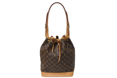 LOUIS VUITTON ルイヴィトン ノエ ショルダーバッグ M42224 モノグラム ブラウン ゴールド金具 美品 中古 4c069382