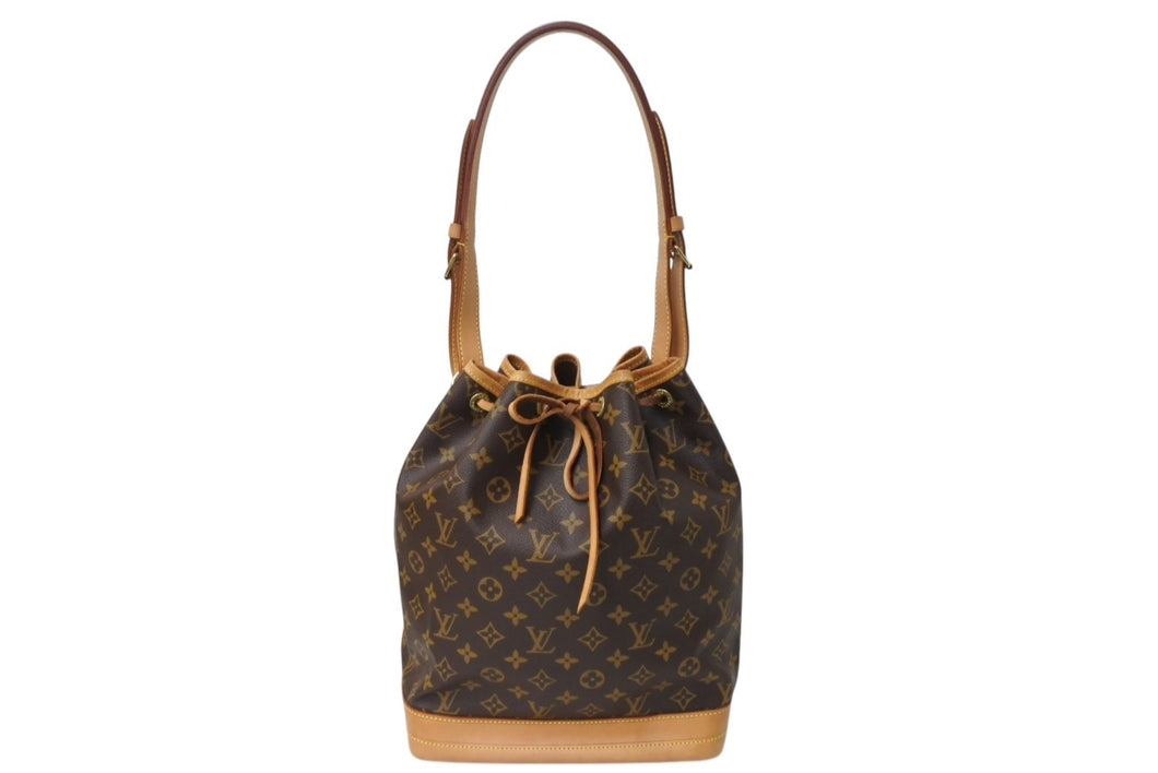 LOUIS VUITTON ルイヴィトン ノエ ショルダーバッグ M42224 モノグラム ブラウン ゴールド金具 美品 中古 4c069382