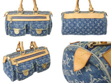Load image into Gallery viewer, LOUIS VUITTON ルイヴィトン ハンドバッグ ネオスピーディ M95019 モノグラムデニム ゴールド金具 美品 中古 4c069395