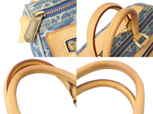 Load image into Gallery viewer, LOUIS VUITTON ルイヴィトン ハンドバッグ ネオスピーディ M95019 モノグラムデニム ゴールド金具 美品 中古 4c069395
