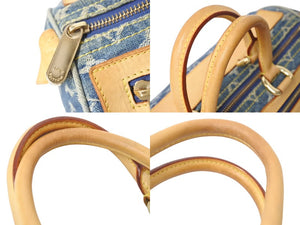 LOUIS VUITTON ルイヴィトン ハンドバッグ ネオスピーディ M95019 モノグラムデニム ゴールド金具 美品 中古 4c069395