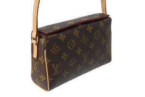 極美品 LOUIS VUITTON ルイヴィトン レシタル ハンドバッグ M51900 モノグラムキャンバス ブラウン 中古 4c069399