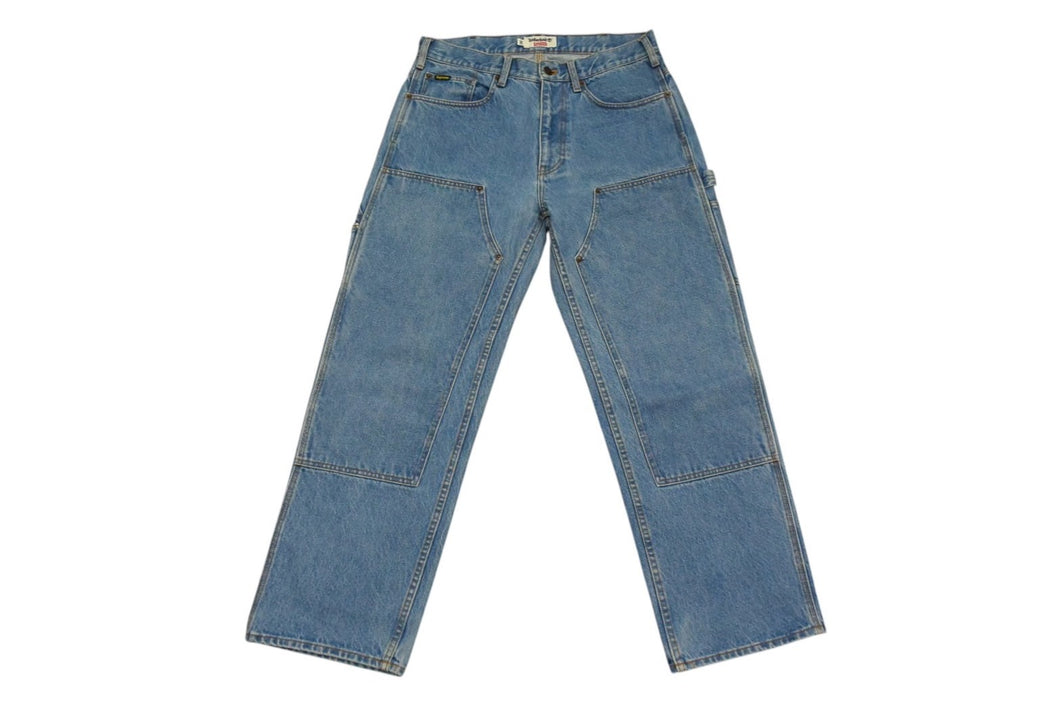 [中古/中古]Supreme シュプリーム デニムパンツ Double Knee Painter Pant デニム 21SS ブルー コットン 30 Bランク 中古 4c069413 