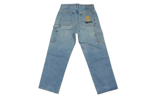 [中古/中古]Supreme シュプリーム デニムパンツ Double Knee Painter Pant デニム 21SS ブルー コットン 30 Bランク 中古 4c069413 