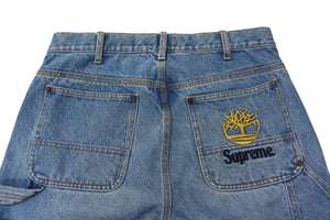 [中古/中古]Supreme シュプリーム デニムパンツ Double Knee Painter Pant デニム 21SS ブルー コットン 30 Bランク 中古 4c069413 