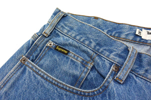 [中古/中古]Supreme シュプリーム デニムパンツ Double Knee Painter Pant デニム 21SS ブルー コットン 30 Bランク 中古 4c069413 