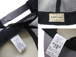 KAPITAL キャピタル トラックキャップ 帽子 KR2304XH29 ポリエステル サイズF ブラック グレー イエロー ブルー 美品 中古 4c069415 