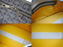 Load image into Gallery viewer, GOYARD ゴヤール クロワジエール35 ボストンバッグ グレー PVC レザー シルバー金具 美品 中古 4c069428
