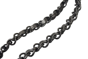 新品同様 CHANEL シャネル マトラッセ チェーンミー Wチェーンショルダーバッグ A50491 16番台 マットグレー ココマーク カーフスキン 中古 4c069434