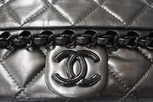 Load image into Gallery viewer, 新品同様 CHANEL シャネル マトラッセ チェーンミー Wチェーンショルダーバッグ A50491 16番台 マットグレー ココマーク カーフスキン 中古 4c069434