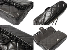 Load image into Gallery viewer, 新品同様 CHANEL シャネル マトラッセ チェーンミー Wチェーンショルダーバッグ A50491 16番台 マットグレー ココマーク カーフスキン 中古 4c069434