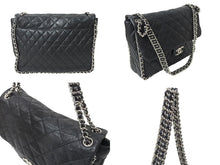 Load image into Gallery viewer, CHANEL シャネル マトラッセ33 チェーンアラウンド チェーンショルダーバッグ 19番台 ラムスキン ココマーク シルバー金具 美品 中古 4c069436