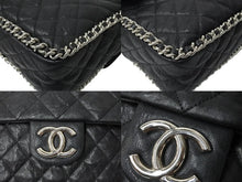 Load image into Gallery viewer, CHANEL シャネル マトラッセ33 チェーンアラウンド チェーンショルダーバッグ 19番台 ラムスキン ココマーク シルバー金具 美品 中古 4c069436