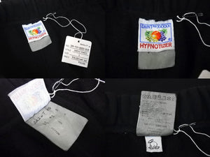 未使用 SAINT MICHAEL セントマイケル スウェットパンツ SM-YS1-0000-049 サイズS プリント ブラック コットン 中古 4c069474 