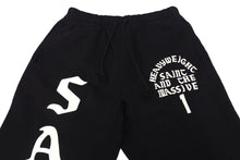 画像をギャラリービューアに読み込む, 未使用 SAINT MICHAEL セントマイケル スウェットパンツ SM-YS1-0000-049 サイズS プリント ブラック コットン 中古 4c069474 