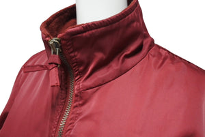 Häagen-Dazs ハーゲンダッツ スタッフジャケット MA-1 ナイロン ポリエステル アクリル レッド ゴールド 美品 中古 4c069479