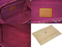 Load image into Gallery viewer, LOUIS VUITTON ルイヴィトン ミニプリーティ ワンショルダーバッグ M95216 モノグラム デニム ピンク 美品 中古 4c069497