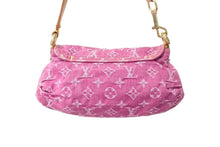 Load image into Gallery viewer, LOUIS VUITTON ルイヴィトン ミニプリーティ ワンショルダーバッグ M95216 モノグラム デニム ピンク 美品 中古 4c069497