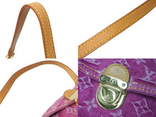 Load image into Gallery viewer, LOUIS VUITTON ルイヴィトン ミニプリーティ ワンショルダーバッグ M95216 モノグラム デニム ピンク 美品 中古 4c069497