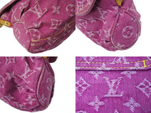 Load image into Gallery viewer, LOUIS VUITTON ルイヴィトン ミニプリーティ ワンショルダーバッグ M95216 モノグラム デニム ピンク 美品 中古 4c069497