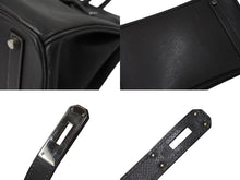 Load image into Gallery viewer, HERMES エルメス BIRKIN バーキン35 エタン シルバー金具 エプソン ハンドバッグ □H刻印 中古 4c069532