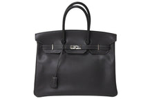 Load image into Gallery viewer, HERMES エルメス BIRKIN バーキン35 エタン シルバー金具 エプソン ハンドバッグ □H刻印 中古 4c069532