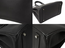 Load image into Gallery viewer, HERMES エルメス BIRKIN バーキン35 エタン シルバー金具 エプソン ハンドバッグ □H刻印 中古 4c069532