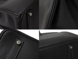 HERMES エルメス BIRKIN バーキン35 エタン シルバー金具 エプソン ハンドバッグ □H刻印 中古 4c069532