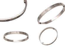 Load image into Gallery viewer, Cartier カルティエ ラブブレスレット18号 ラブブレス K18WG B6067617 34g 美品 中古 4c069541