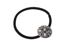 Load image into Gallery viewer, CHROME HEARTS クロムハーツ クロスボールボタン ヘアゴム 重量約16g シルバー925 1995/.925刻印 美品 中古 4c069549