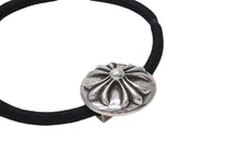 Load image into Gallery viewer, CHROME HEARTS クロムハーツ クロスボールボタン ヘアゴム 重量約16g シルバー925 1995/.925刻印 美品 中古 4c069549