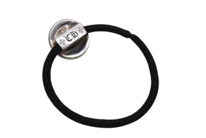 CHROME HEARTS クロムハーツ クロスボールボタン ヘアゴム 重量約16g シルバー925 1995/.925刻印 美品 中古 4c069549