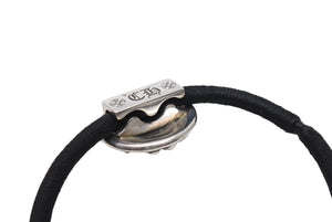 CHROME HEARTS クロムハーツ クロスボールボタン ヘアゴム 重量約16g シルバー925 1995/.925刻印 美品 中古 4c069549