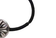 Load image into Gallery viewer, CHROME HEARTS クロムハーツ クロスボールボタン ヘアゴム 重量約16g シルバー925 1995/.925刻印 美品 中古 4c069549